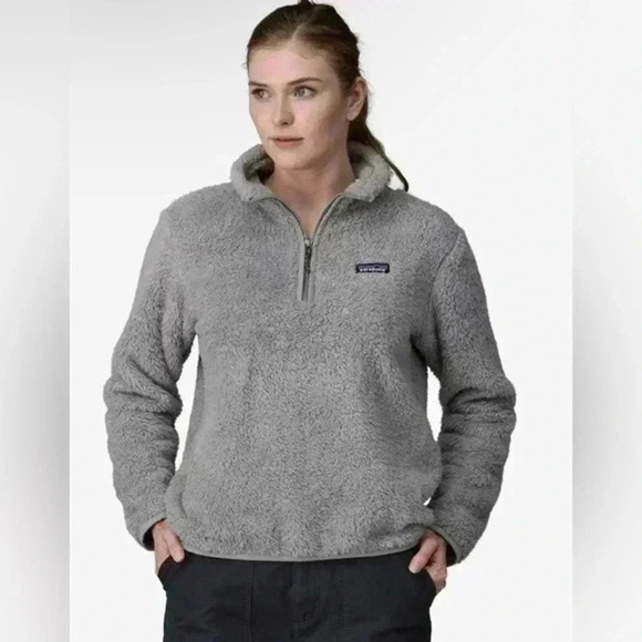 Patagonia Los‎ Gatos 1/4 Zip High Pile Fleece Pullover Calcium size medium - Picture 1 of 5
